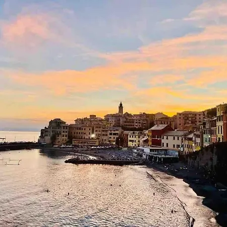 Ferienwohnung Nervi Residenziale A Due Passi Dal Mare Genua Exterior foto
